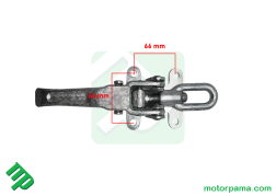 chiusura registrabile base forgiata e gancio 